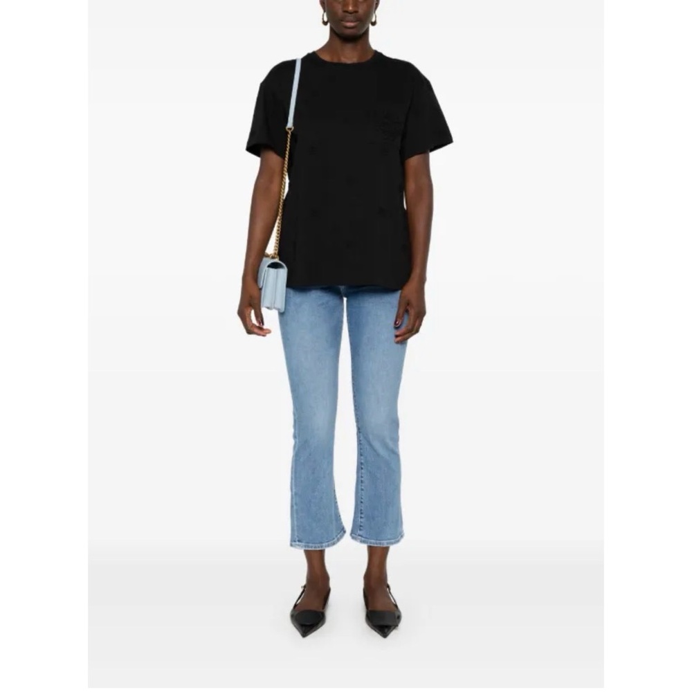 Women's medium Blue Cropped Flare Jeans AG Jodi High rise cropped